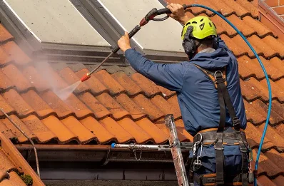 Démoussage et hydrofuge de toiture à Myon